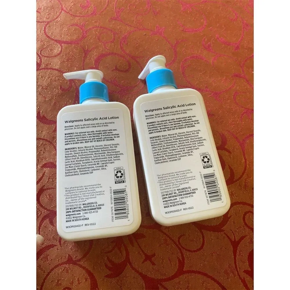 Walgreens Moisturizing & Salicylic Acid Lotion Bundle Fragrance-Free